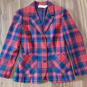 Pendleton Wool Vintage Plaid blazer - Women's